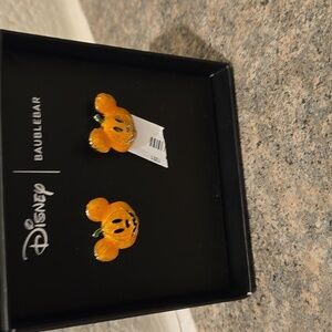 BaubleBar Disney Pumpkin Earrings  Brand New